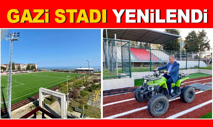 Ayancık Gazi Stadı Yenilendi