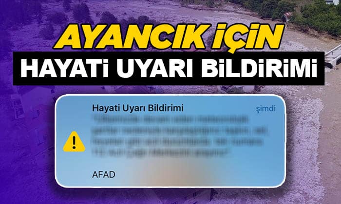 AFAD Ayancık İçin Hayati Uyarıda Bulundu