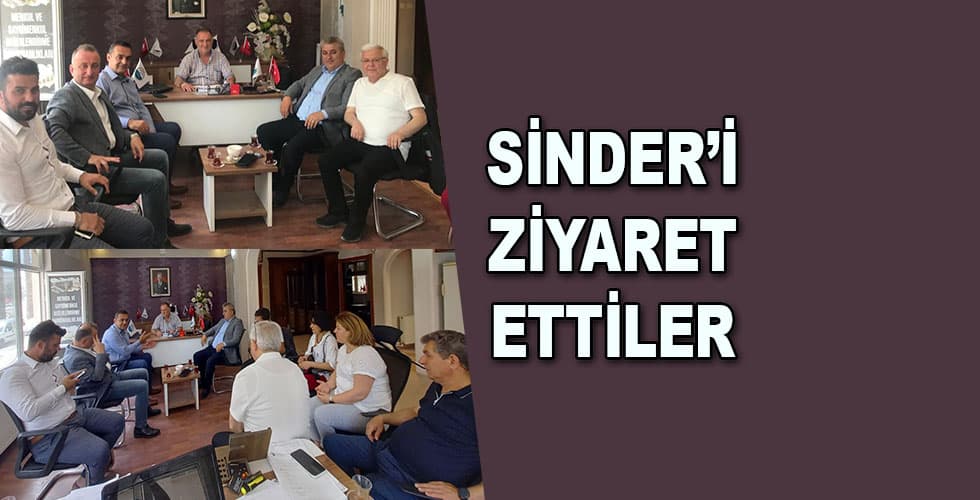 CHP HEYETİ’NDEN SİNDER’E ZİYARET