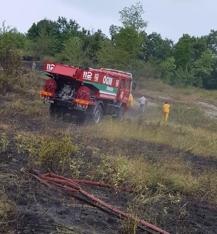 Dedeağaç Köyünde Yangın Çıktı