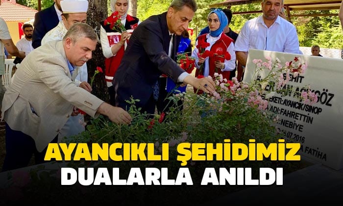 Ayancıklı Şehit Ömer Can Açıkgöz’ün Kabrine Ziyaret