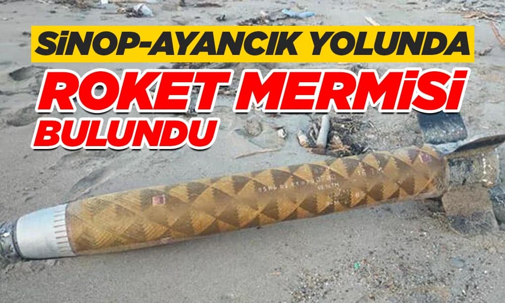 Ayancık Yolunda Roket Mermisi Bulundu