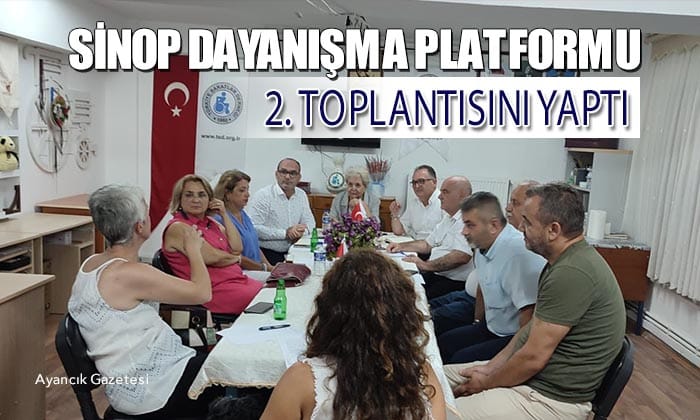 Sinop Dayanışma Platformu 2. toplantısını yaptı
