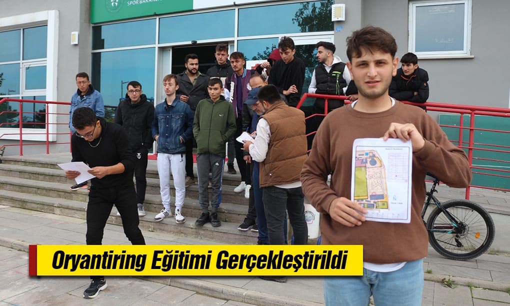 Ayancık Gençlik Merkezinde Oryantiring Eğitimi