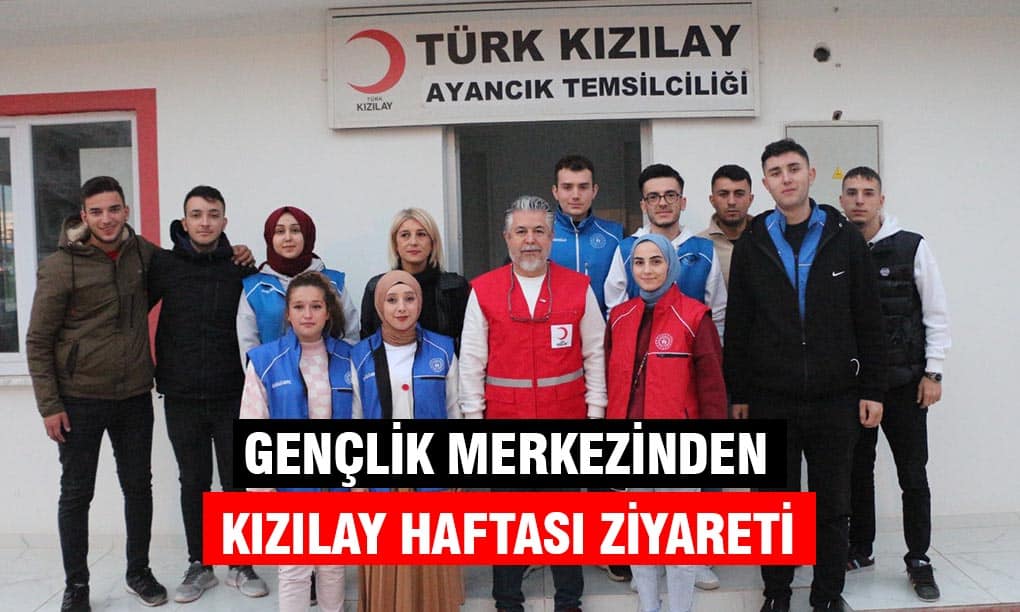 Gençlik Merkezinden Türk Kızılay’a Ziyaret