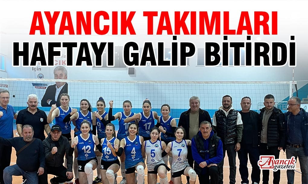 Ayancık Takımları Haftayı Galip Bitirdi