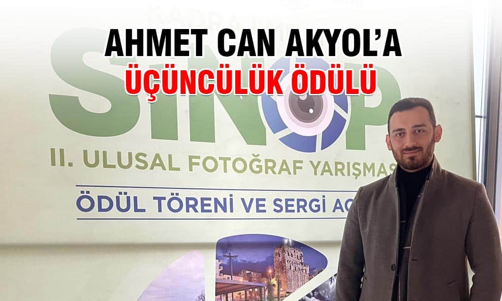 Ahmet Can Akyol’a Üçüncülük Ödülü