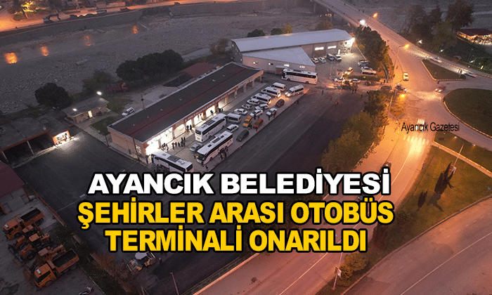 Ayancık Terminali Onarıldı