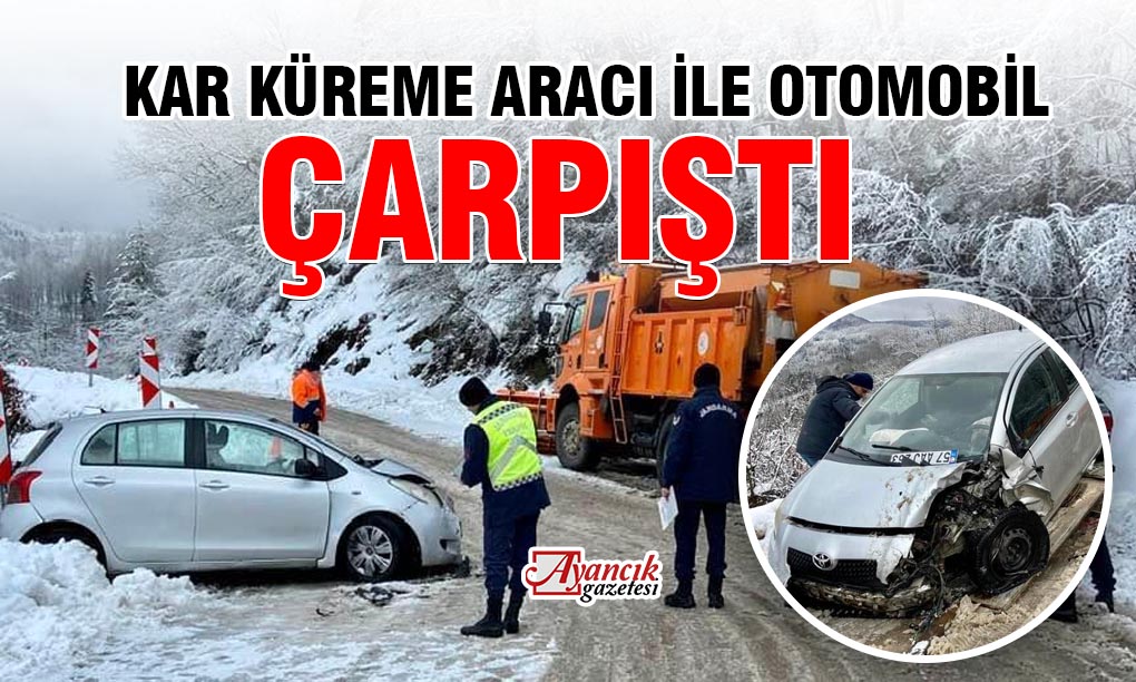 Ayancık Büyükdüz Köyünde Trafik Kazası