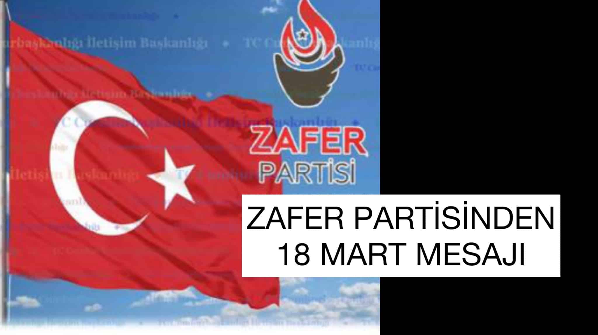 Zafer Partisi Sinop İl Başkanından 18 Mart Mesajı