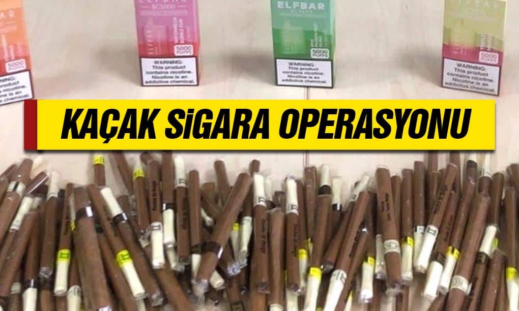 Sinop’ta Kaçak Sigara Ele Geçirildi