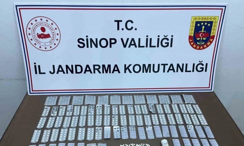 Sinop'ta Uyuşturucu Operasyonunda Hap Ele Geçirildi