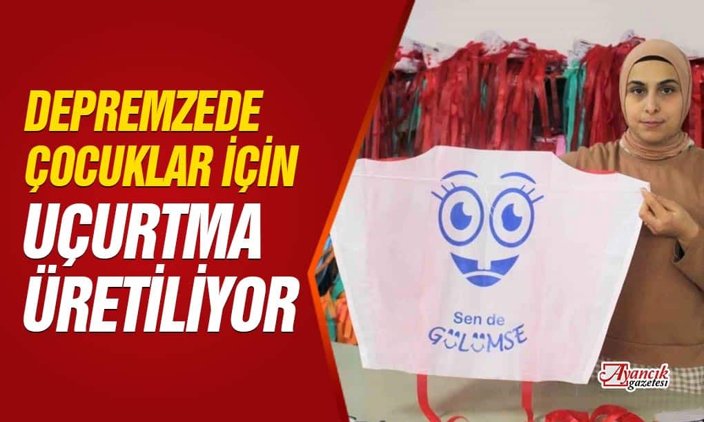 Gerze’de Afetzedeler İçin Uçurtma Üretiliyor