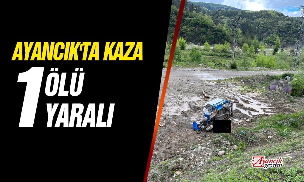 Ayancık’ta kaza 1 ölü 1 yaralı
