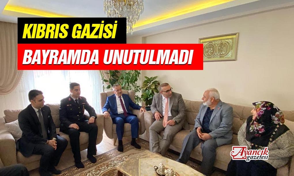 Ayancık’ta Kıbrıs Gazisine Bayram Ziyareti