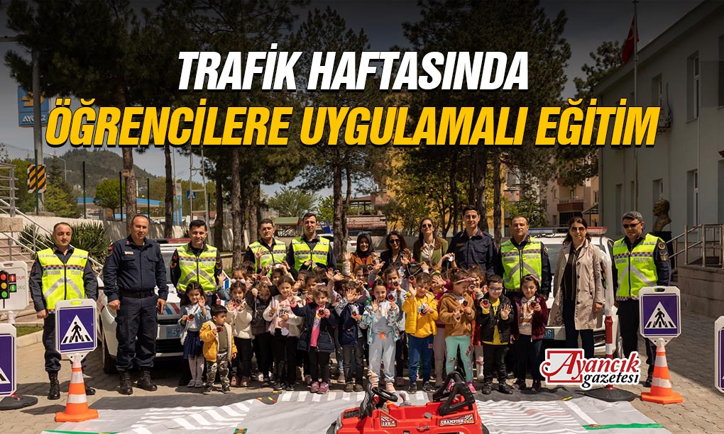 Trafik Haftasında Öğrencilere Uygulamalı Eğitim