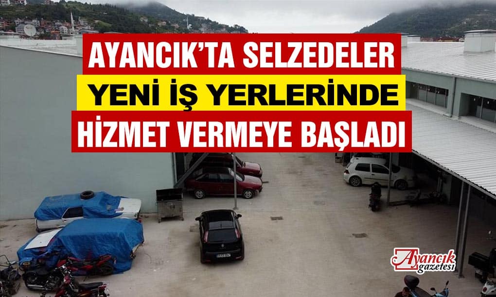 Sel Mağduru Esnaf Yeni İşyerlerinde Çalışmaya Başladı