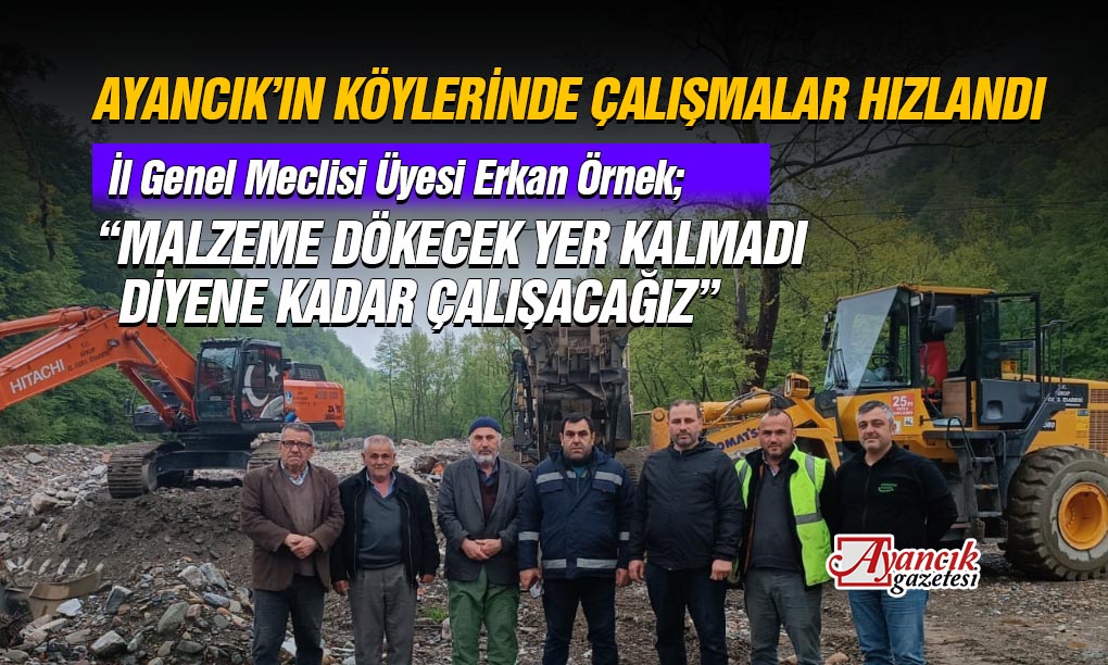 Köylerde Çalışmalar Hız Kazandı