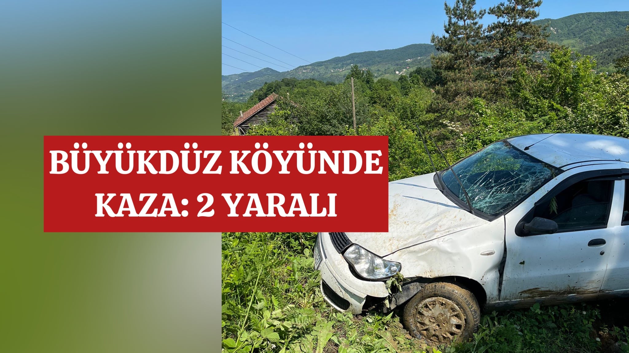 Ayancık Büyükdüz Köyünde Kaza: 2 Yaralı