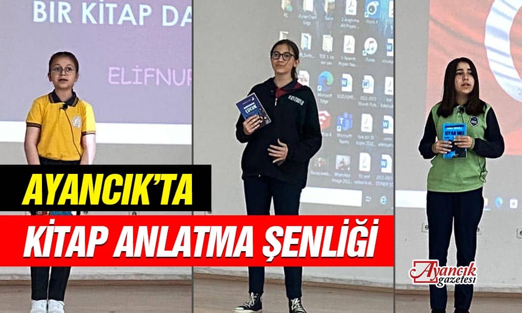 Ayancık’ta Kitap Anlatma Şenliği Düzenlendi