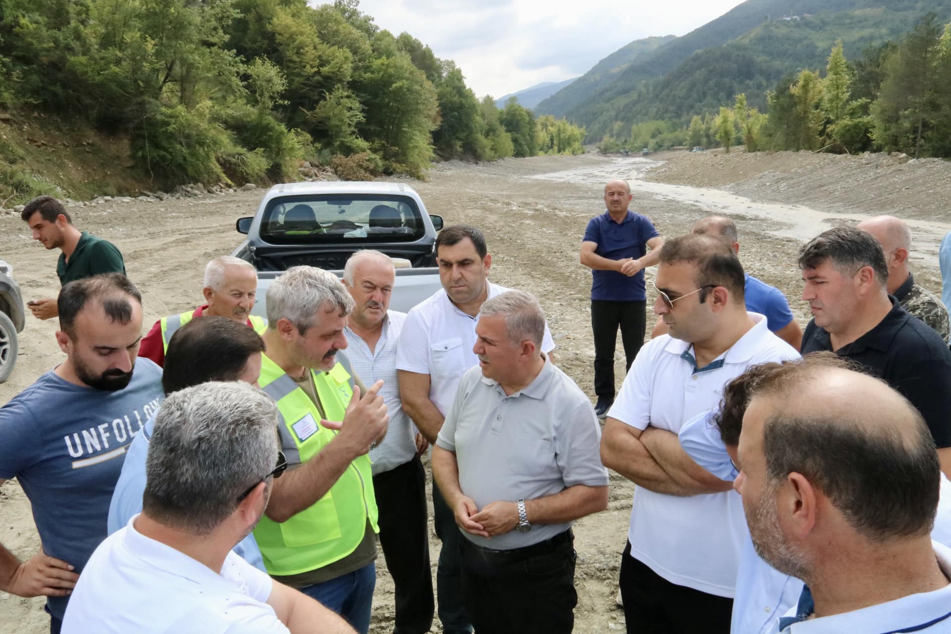 Ayancık'ta Devam Eden Çalışmalar İncelendi