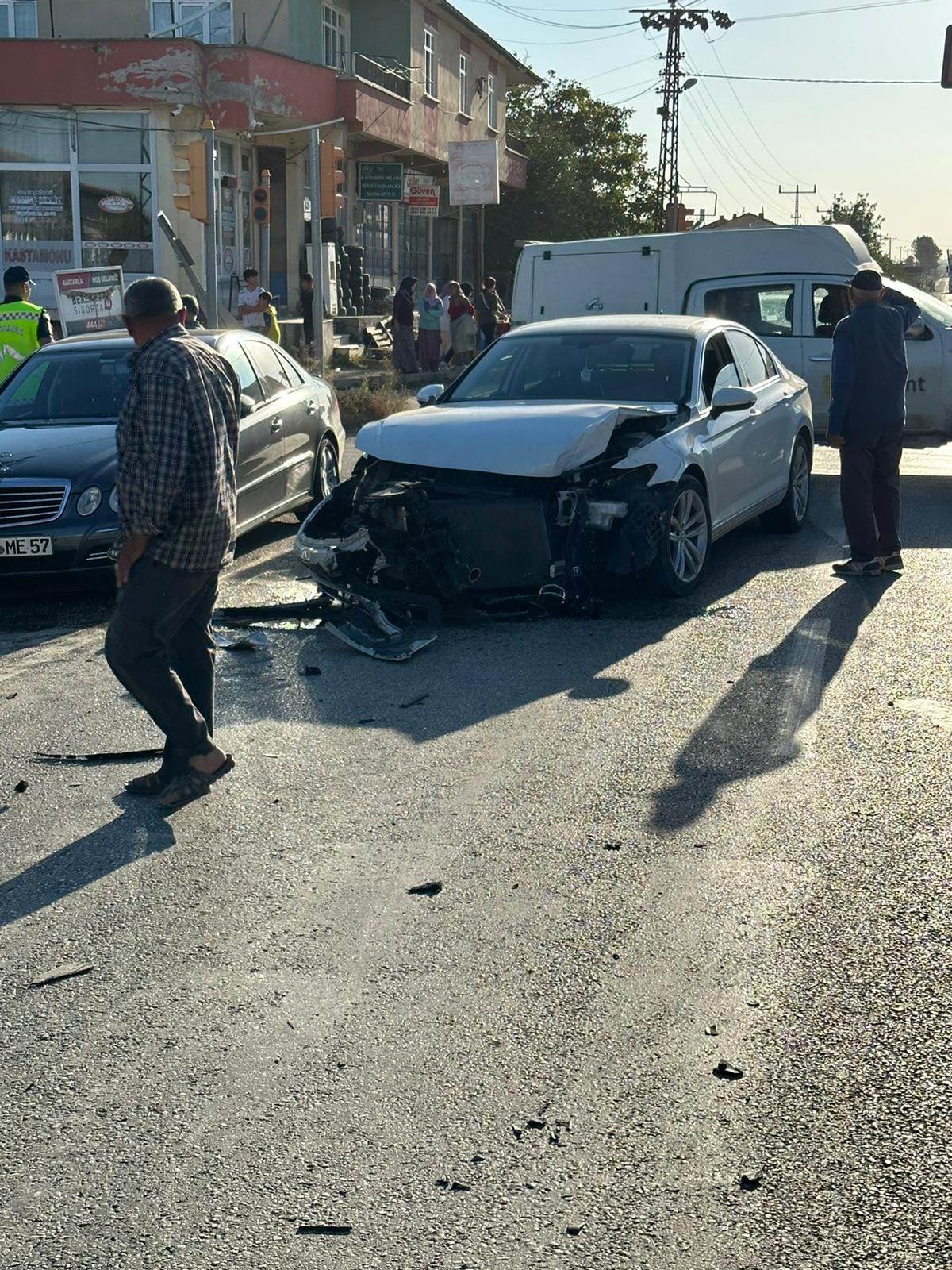 Ayancık İstikametinde Kaza