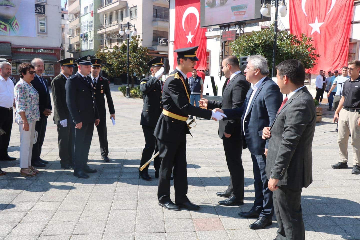 Ayancık'ta 30 Ağustos Zafer Bayramı Kutlaması