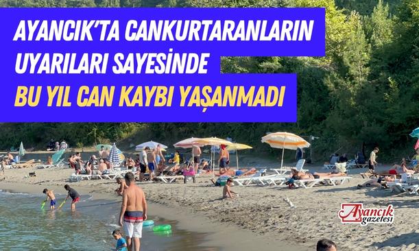 Ayancık Plajlarında Can Kaybı Yaşanmadı