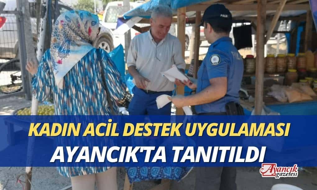 Ayancık’ta KADES Tanıtımı Yapıldı