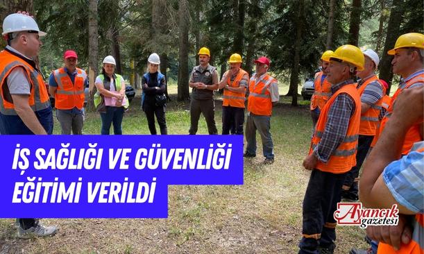 Ayancık’ta İş Sağlığı ve Güvenliği Eğitimi Verildi