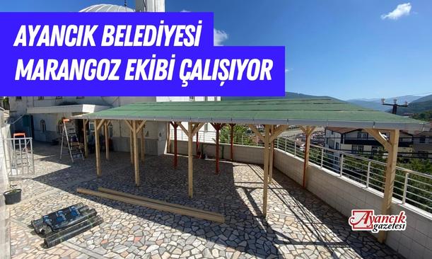 Ayancık Belediyesi Marangoz Ekibi Çalışmalarına Devam Ediyor