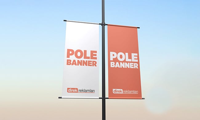 Pole Banner Reklamları İle Markanızı Öne Çıkarın
