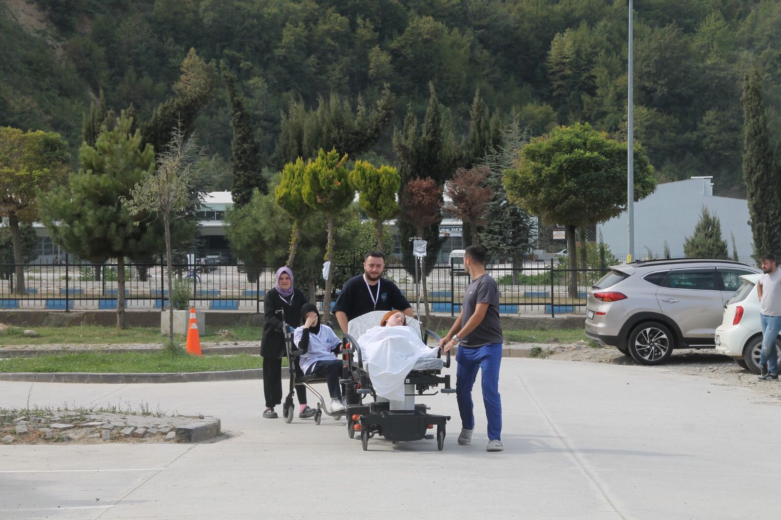 Hastanede Yangın Söndürme ve Kurtarma Tatbikatı Yapıldı