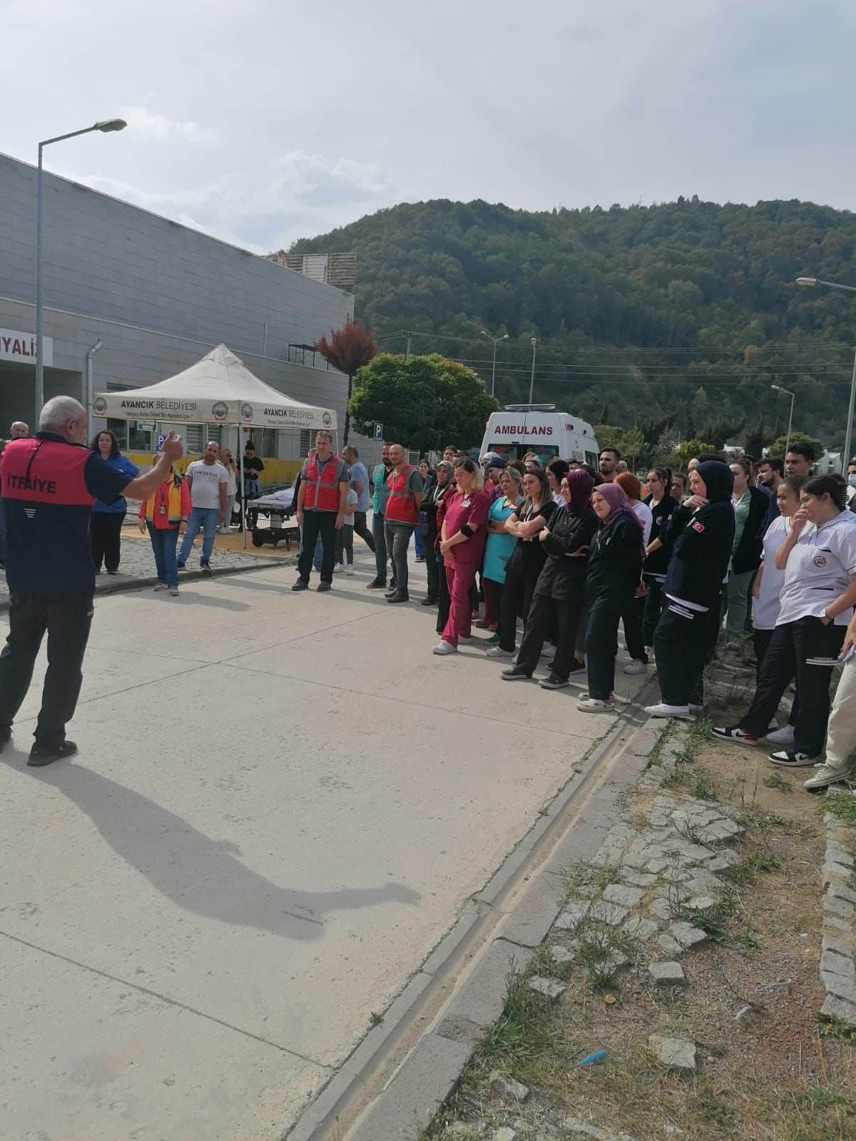 Hastanede Yangın Söndürme ve Kurtarma Tatbikatı Yapıldı