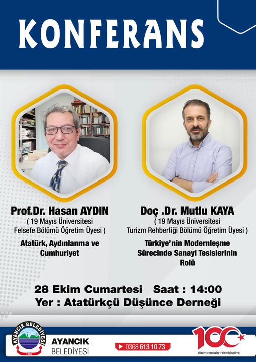 Cumhuriyetimizin 100. Yılı Etkinlikleri: Konferans