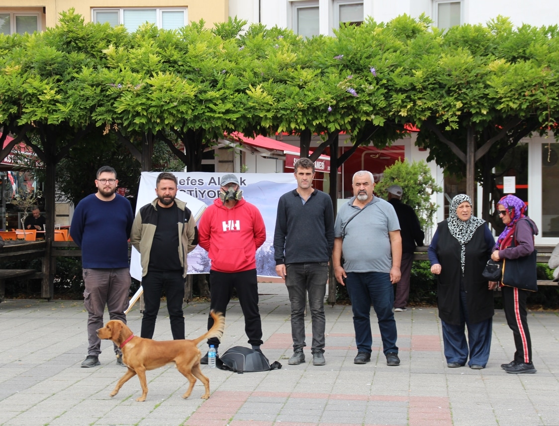 Ayancık'ta Doğalgaz İsteyen Vatandaşlar Eylem Gerçekleştirdi