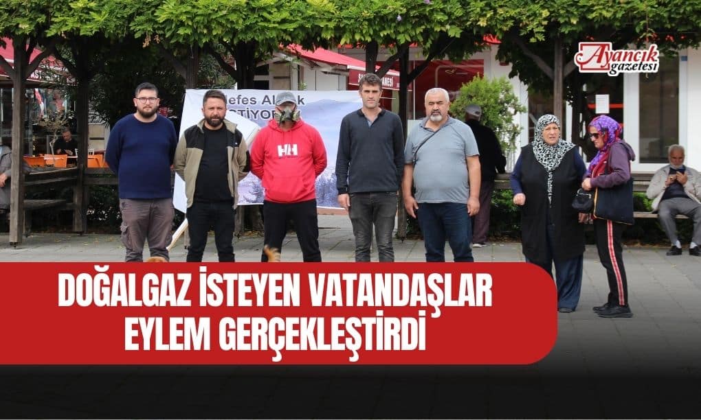 Ayancık’ta Doğalgaz İsteyen Vatandaşlar Eylem Gerçekleştirdi