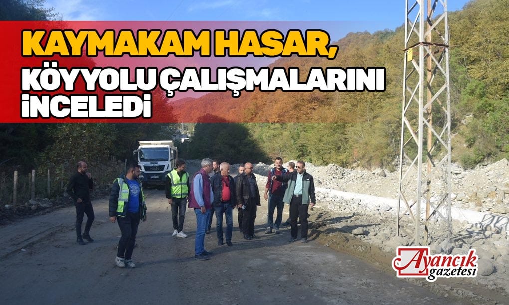 Köy Yollarında Çalışmalar Devam Ediyor