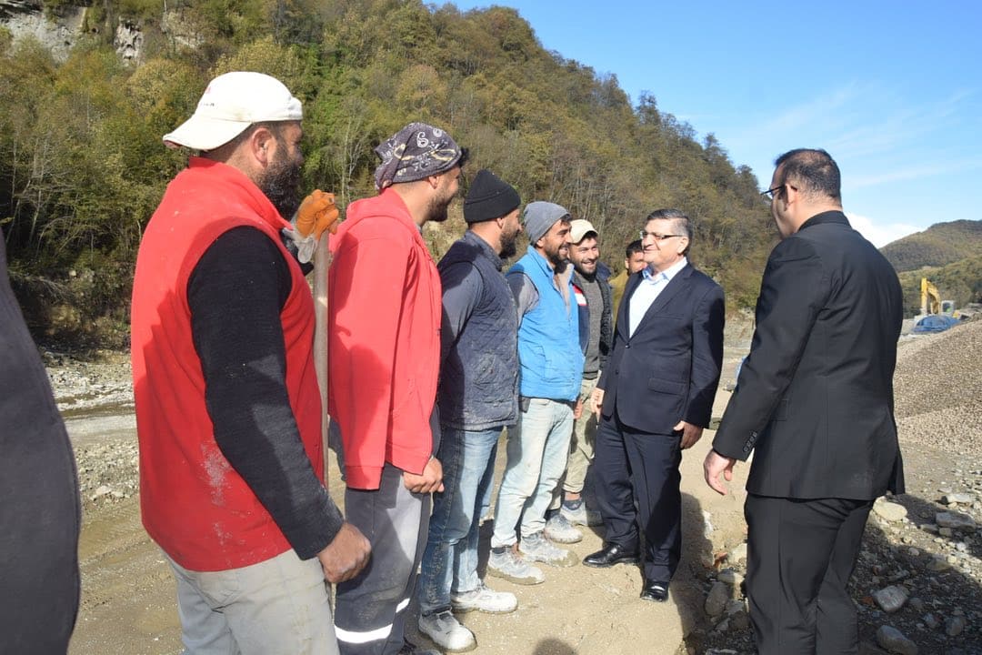 Sinop Valisi Ayancık'ta Çalışmaları İnceledi