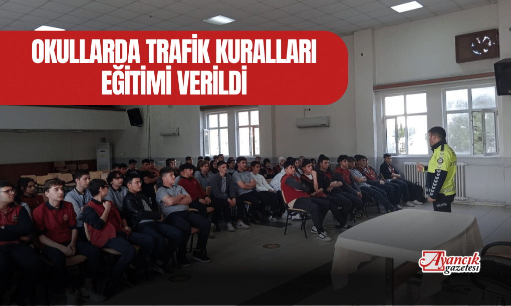 Trafik Kuralları Eğitimi Verildi