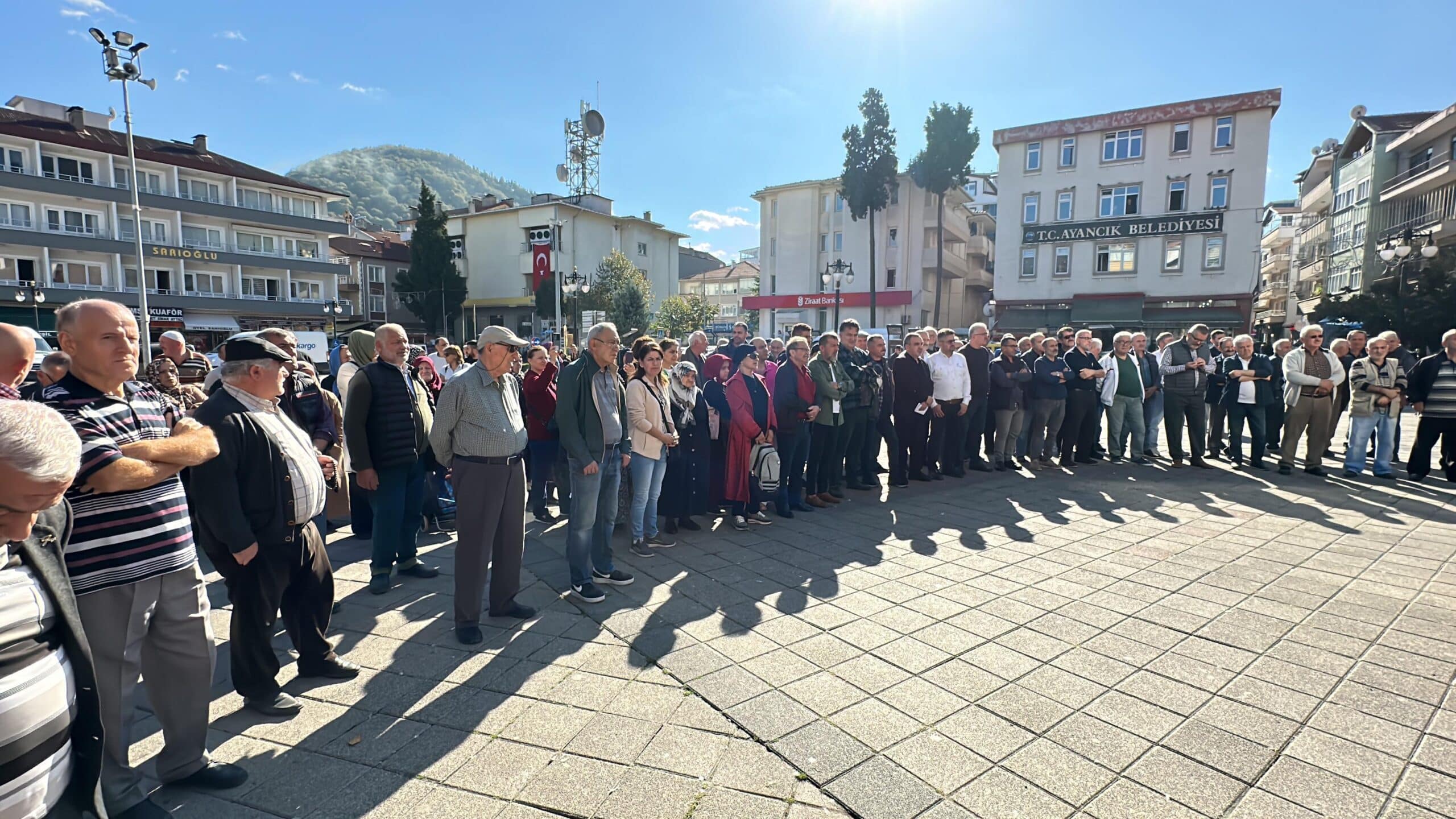 Ayancık'ta İkinci Kez Doğalgaz Eylemi Gerçekleştirildi