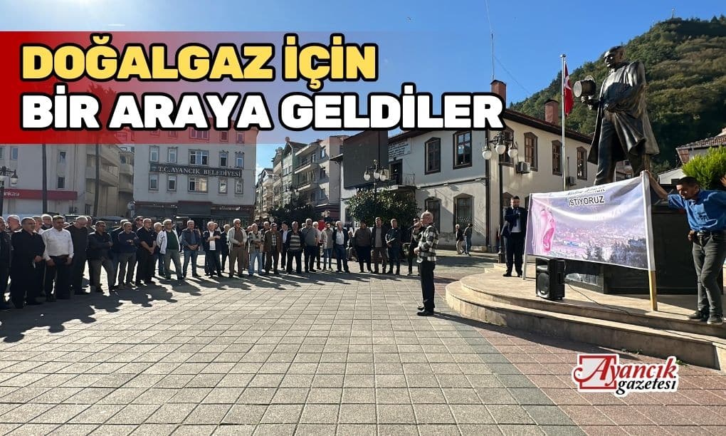 Ayancık’ta İkinci Kez Doğalgaz Eylemi Gerçekleştirildi