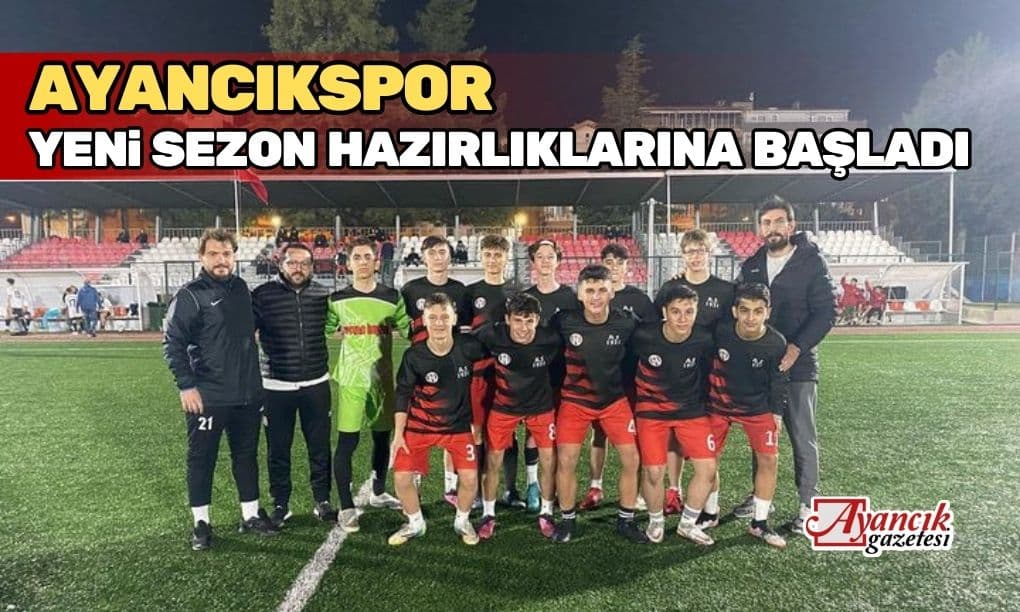 Ayancıkspor-Abanaspor Hazırlık Maçı Oynandı