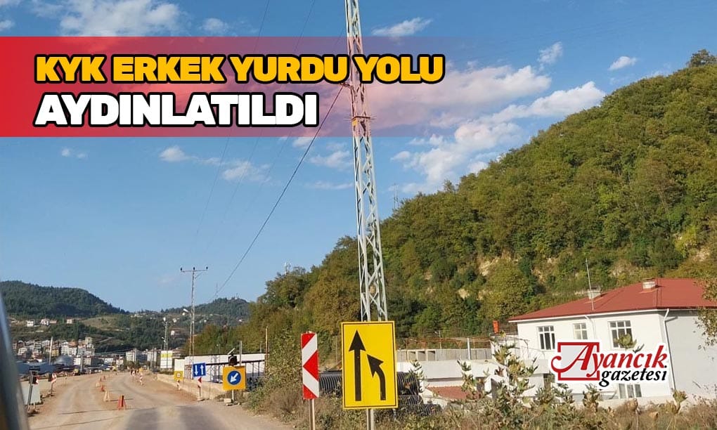 Pazarcık Köyü Anayolu Aydınlatıldı