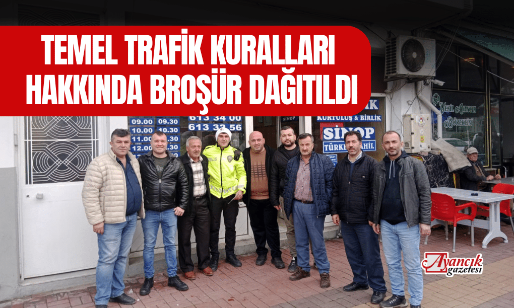 Temel Trafik Kuralları Hakkında Broşür Dağıtıldı