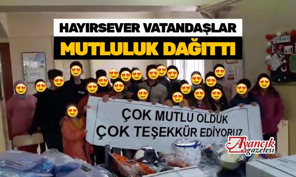 Hayırsever Vatandaşlardan YİBO Öğrencilerine Yardım