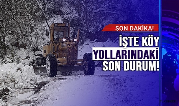 Ayancık’ta Kapalı Köy Yolu Sayısı 22’ye Düştü