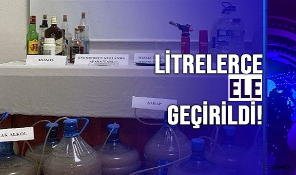 KAÇAK ALKOL ÜRETİMİNE DARBE!