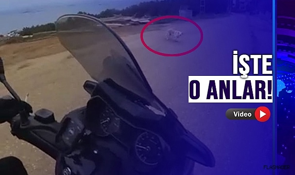 MOTO KURYE O ANLARI KAYDA ALDI!