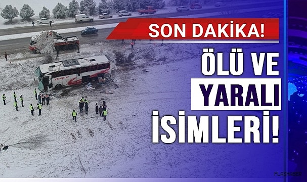 Kastamonu’daki Otobüs Kazasında Ölü ve Yaralıların İsimleri!